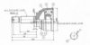 ASHUKI MI-2P0 Joint Kit, drive shaft